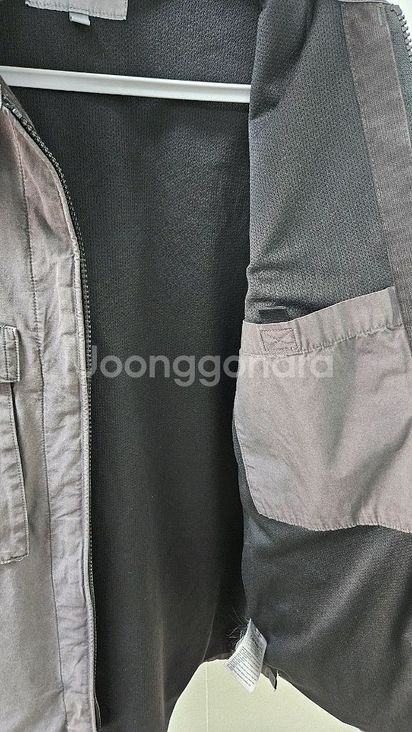 칼하트 kenard 가먼트다잉 셔츠 자켓 스톤그레이--3