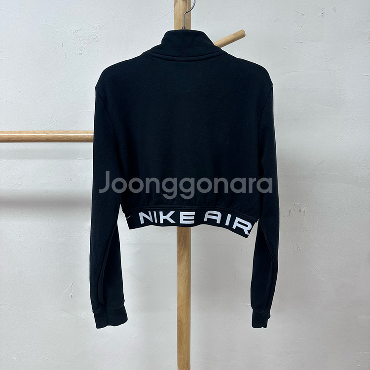 나이키 에어 여성 플리스 탑 크롭 반집업 M사이즈 J12--5