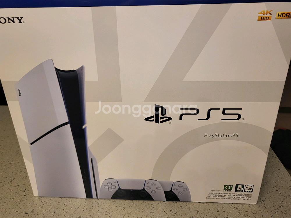 플스5 슬림 디스크 듀얼센스 2개 패키지 미개봉--0