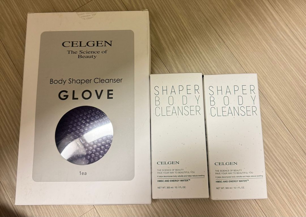 셀젠 바디 쉐이퍼 클린저+바디글로브--0