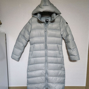 노스페이스 구스 다운 롱패딩 90