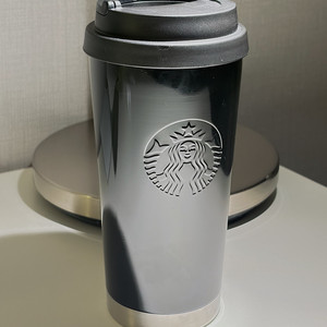 스타벅스 SS 엘마 블랙 유광 텀블러 473ml (미사