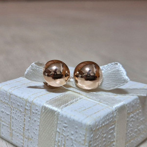 18k 공귀걸이(핑.골)