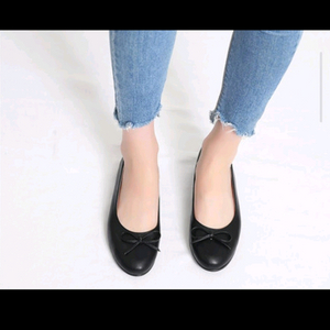 발레리나 리본 플랫 블랙 260