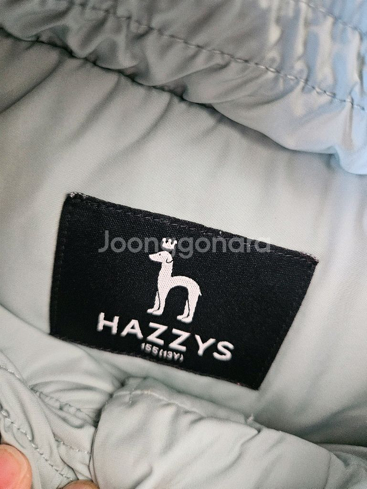 헤지스 패딩 155--2