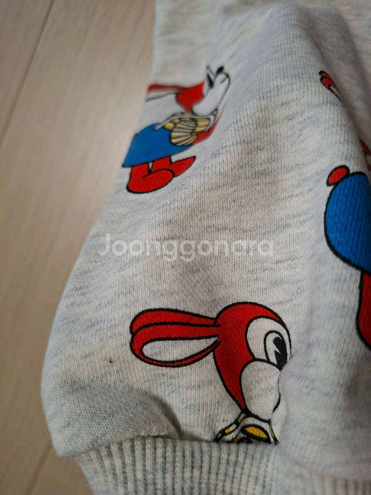 베베드피노 110사이즈 토끼후드집업--5