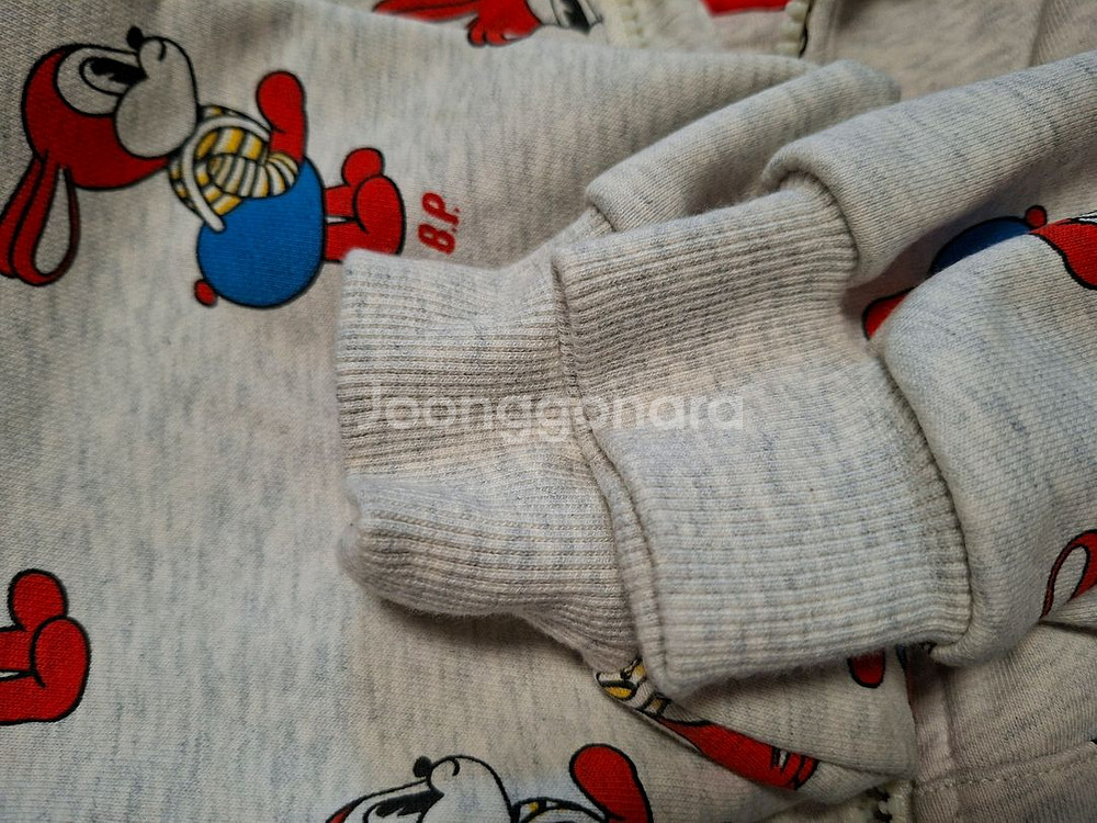 베베드피노 110사이즈 토끼후드집업--6