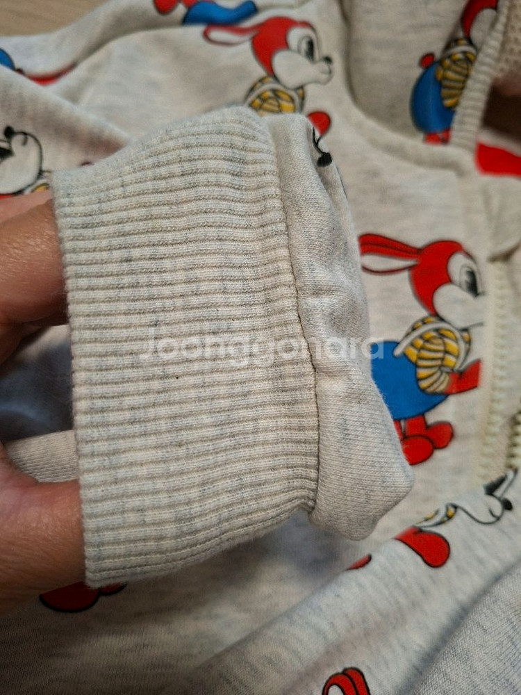 베베드피노 110사이즈 토끼후드집업--8