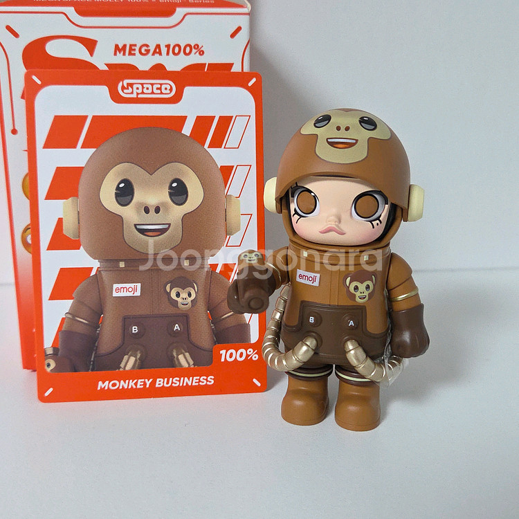 팝마트 피규어 메가스페이스몰리 이모지 100% - 886 강아지 원숭이소--6
