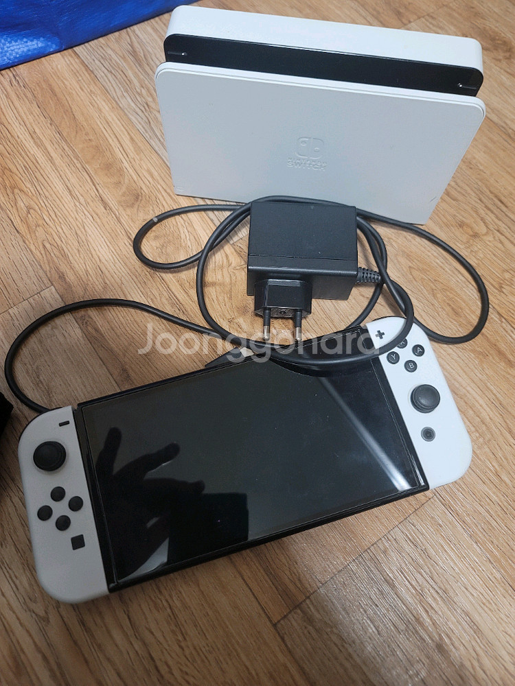 닌텐도 스위치 OLED 화이트 게임가득--0