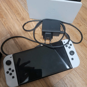 닌텐도 스위치 OLED 화이트 게임가득