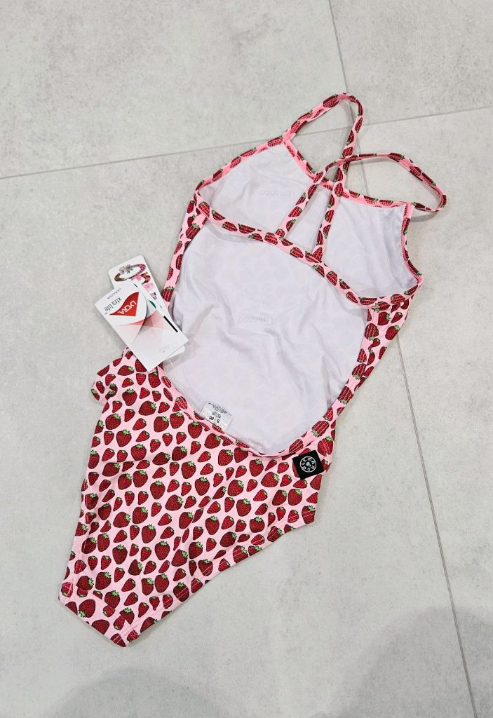 르망고 여자 수영복 스트로베리 크로스X/노말컷 80(s)사이즈 새상품--1