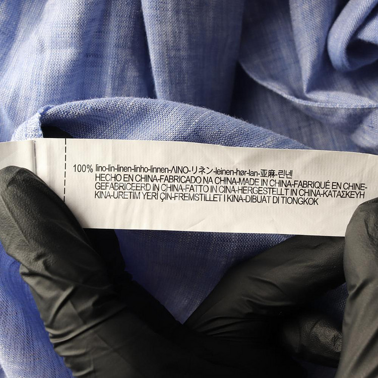 [S]자라 린넨100% 스카이블루 브이넥 랩 롱 셔츠원피스--6