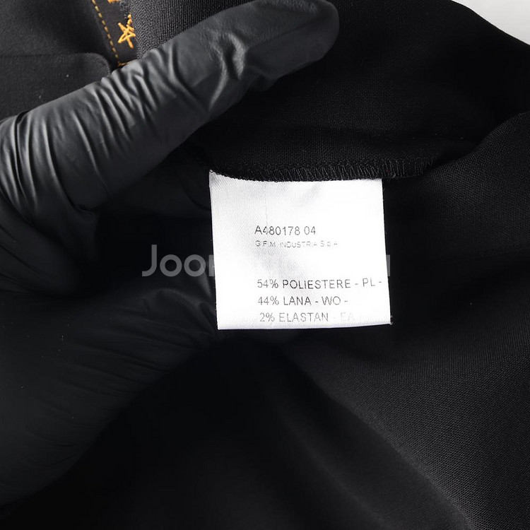 [M]비비안 웨스트우드 블랙 언발 드레이프 울 스커트 치마--6