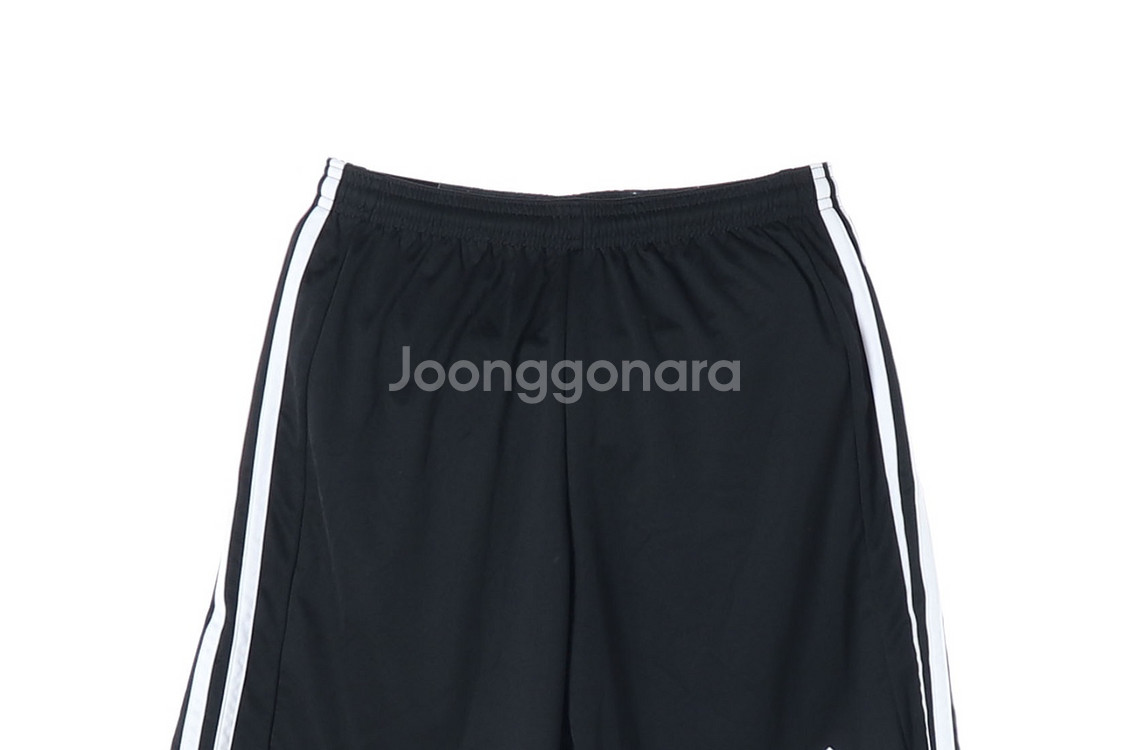[M]아디다스 블랙 삼선 반바지 쇼츠 트레이닝 바지 팬츠--1