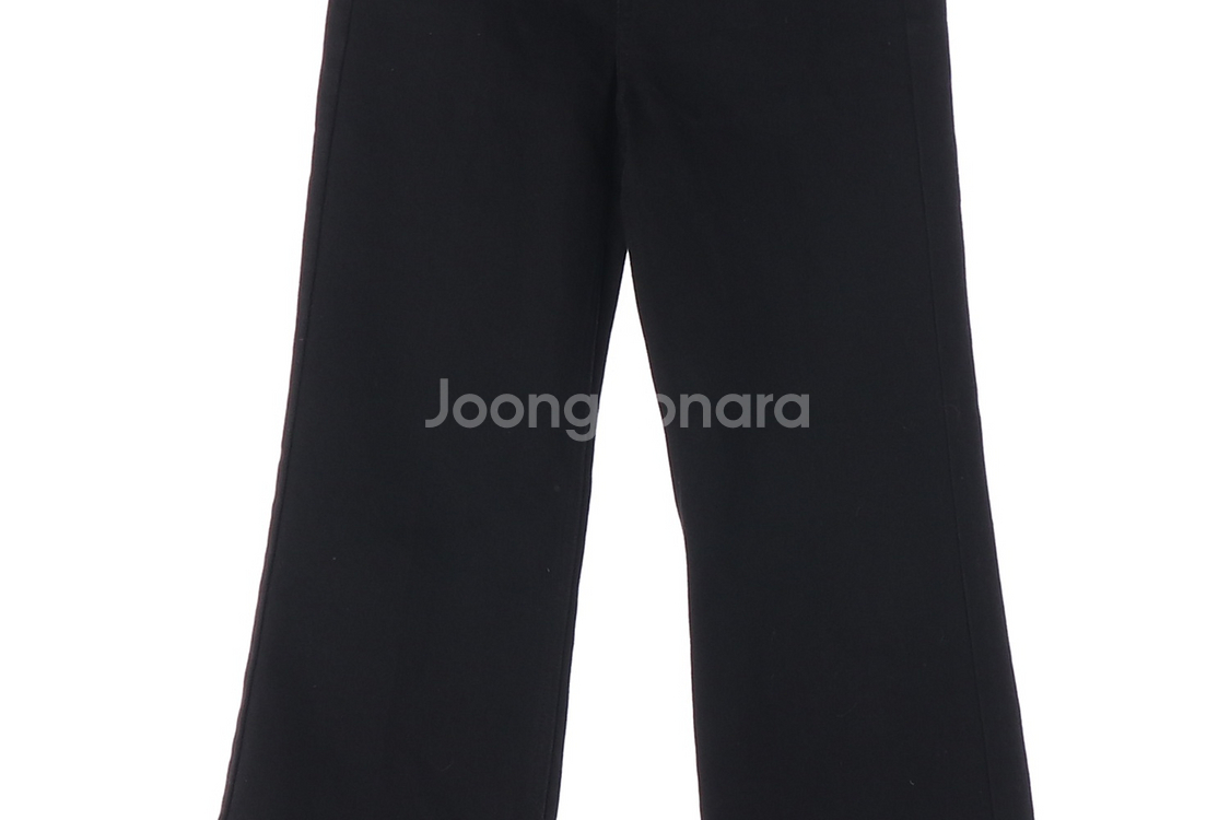 [XS]게스 블랙 플레어진 데님 블랙진 와이드 청바지 팬츠--2