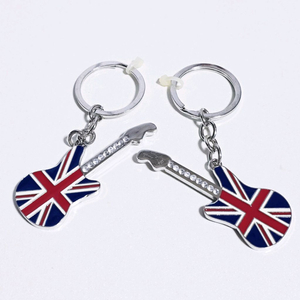 유니온잭 기타 키링 세트 (2개)