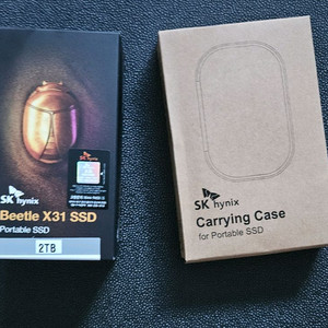 SK하이닉스 Beetle X31 SSD 2TB외장하드 새제품 팝니다