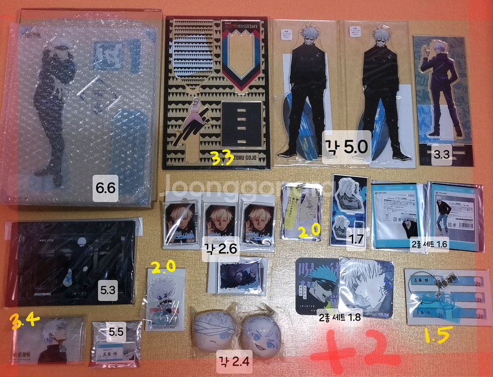 고죠 아크릴, 고죠 디오라마, 고죠 원화, 고죠 블럭, 고죠 굿즈--0