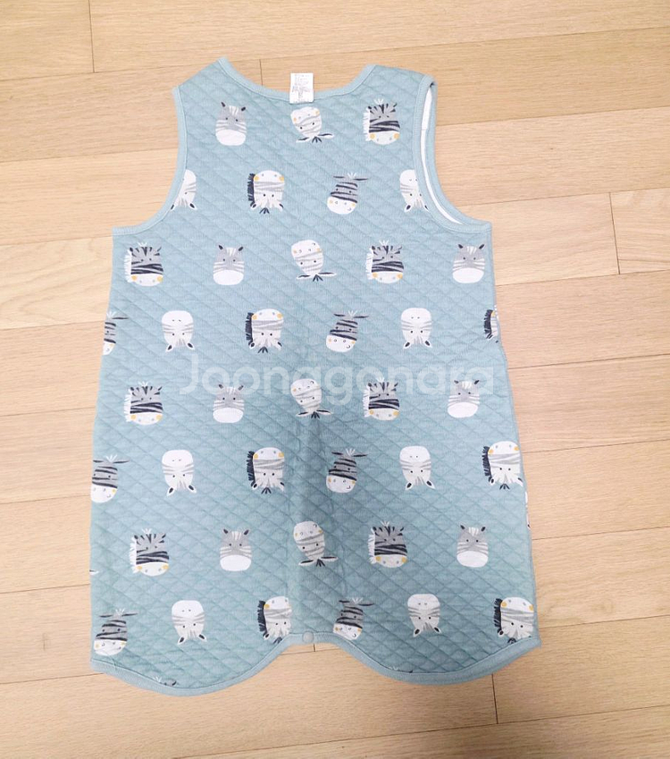 소폴리니 삼중직 누빔 슬립쌕 수면조끼 M (4세)--1