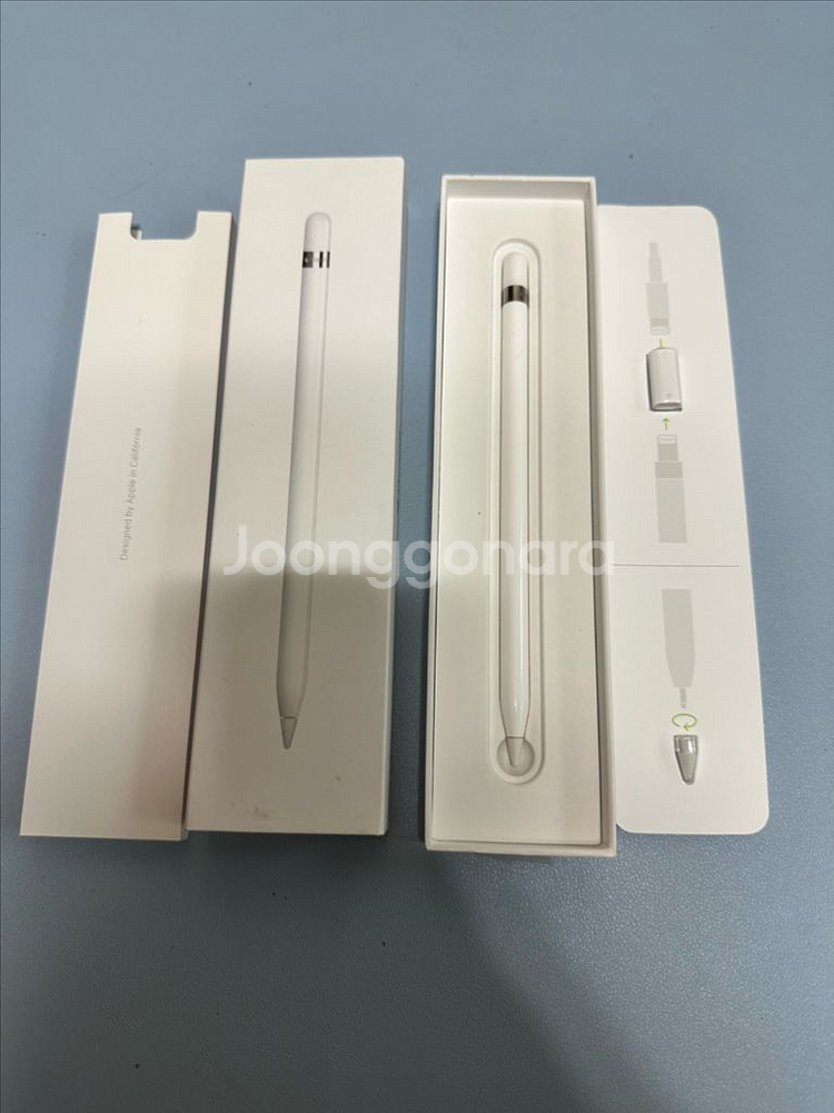 애플펜슬1세대 ㅡ풀박스모든기능 정상상태A급풀박스 구성구--0