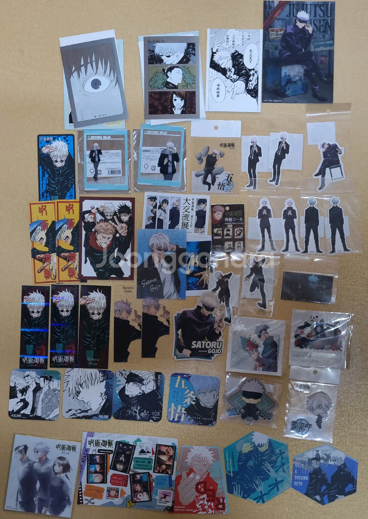 기가점프2024 주술, 고죠 원화, 고죠 특전 고죠굿즈--1