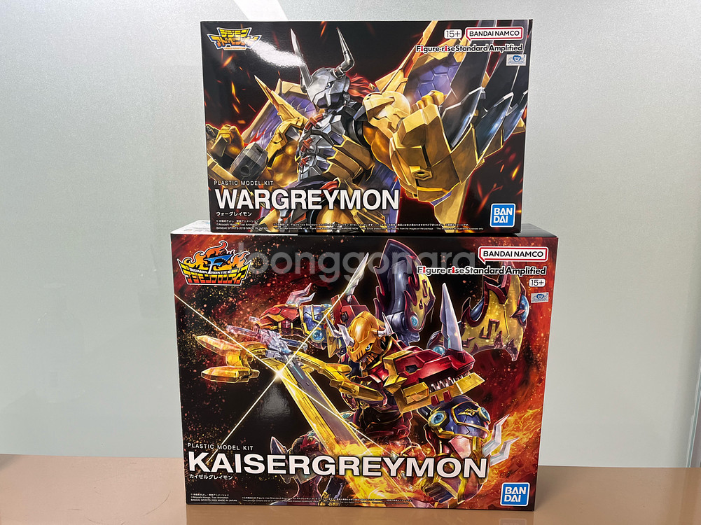 피규어라이즈 워그레이몬 카이젤 그레이몬 미개봉 미조립 새상품--0