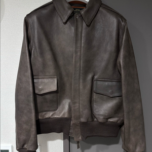 페라라코리아 페라라 코리아 A2 A-2 양가죽 자켓 다크 브라운 L 사이즈