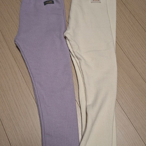 밀크마일 110사이즈 기모레깅스 2벌 일괄