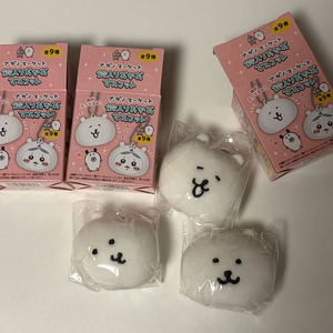 농담곰 오카오 얼굴 방울 키링 3개 일괄