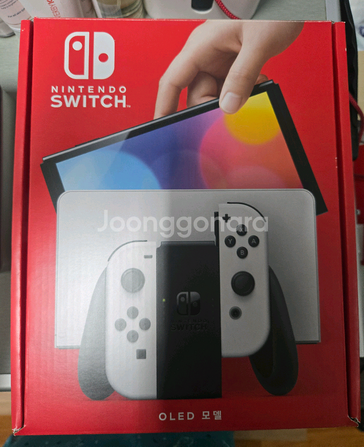 닌텐도 스위치 OLED 화이트 팝니다~~--0