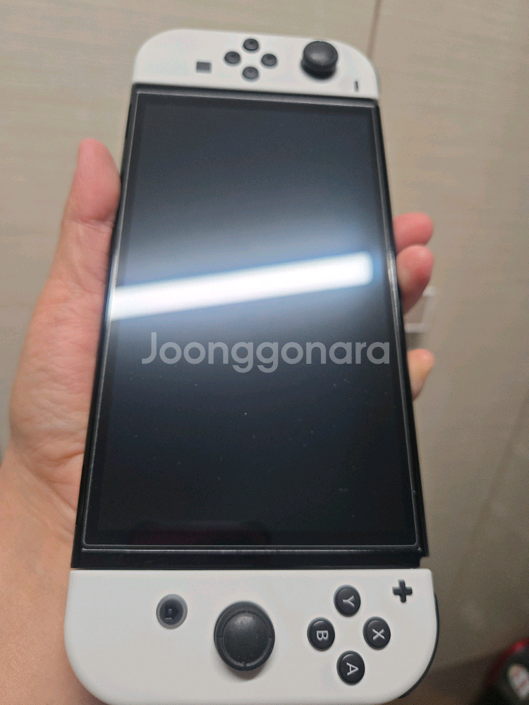 닌텐도 스위치 OLED 화이트 팝니다~~--4