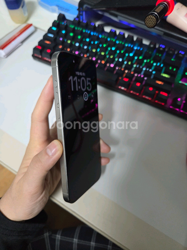 아이폰15프로맥스 256 애케풀 8월말까지--2