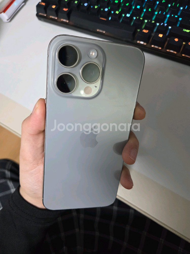 아이폰15프로맥스 256 애케풀 8월말까지--6