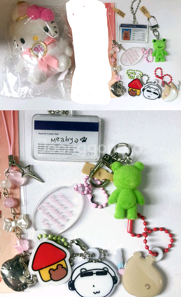 900원) #할인가능 인형 키링 스티커 가방고리--4
