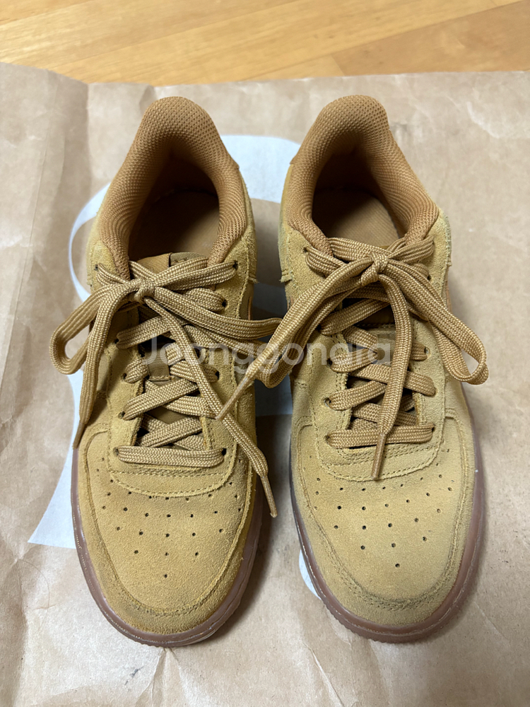 (235) 나이키 에어포스 된장포스 주니어 키즈--0