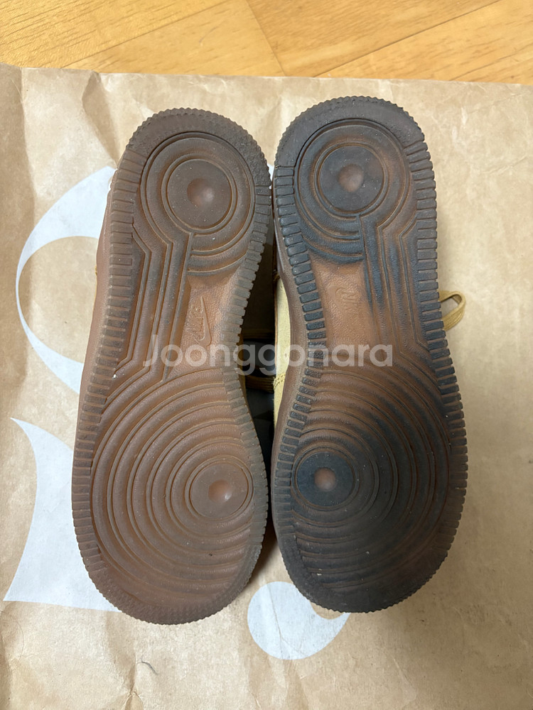 (235) 나이키 에어포스 된장포스 주니어 키즈--4