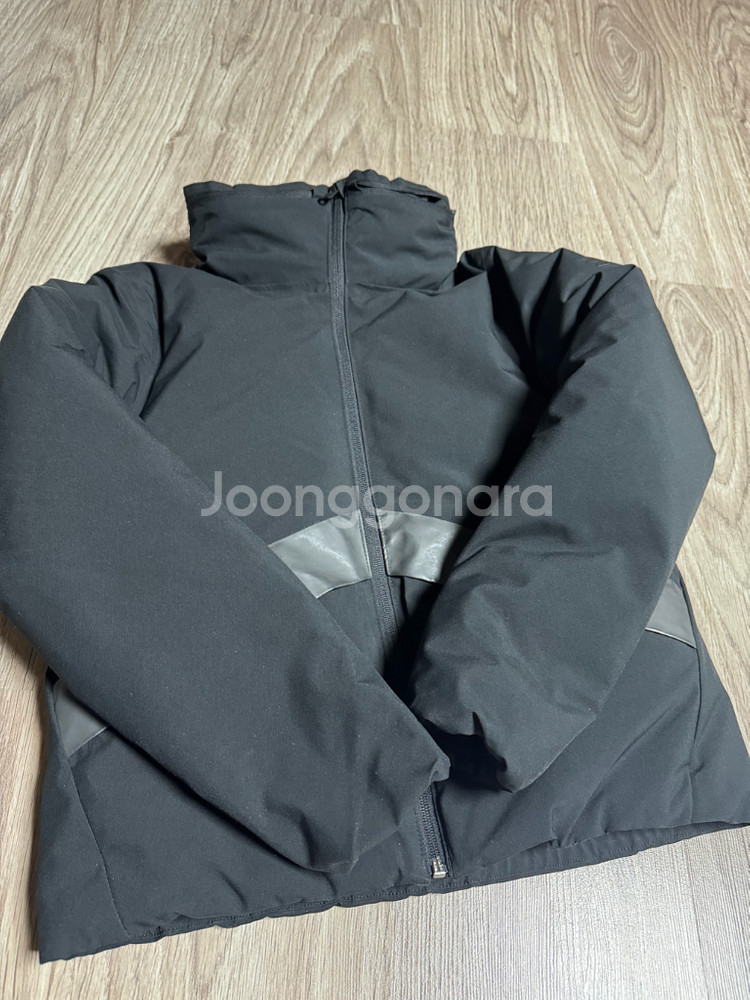 언더아머 덕다운 숏패딩 블랙 택포--3