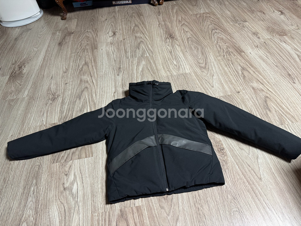 언더아머 덕다운 숏패딩 블랙 택포--0