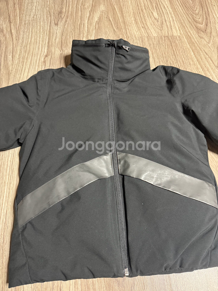 언더아머 덕다운 숏패딩 블랙 택포--1