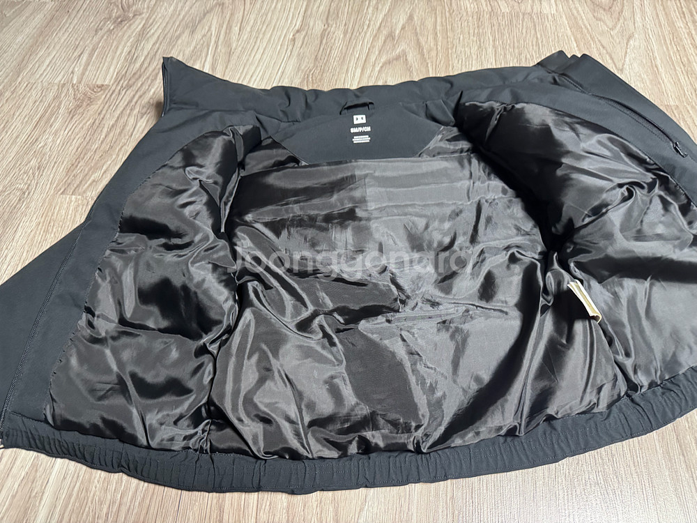 언더아머 덕다운 숏패딩 블랙 택포--6