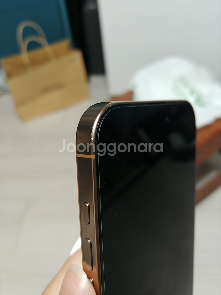 아이폰16 프로맥스 256 데저트 + 애플케어 판매--3