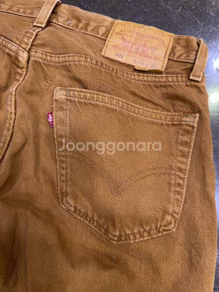 리바이스 501 USA 메이드 90s 빈티지 데님팬츠 33--7