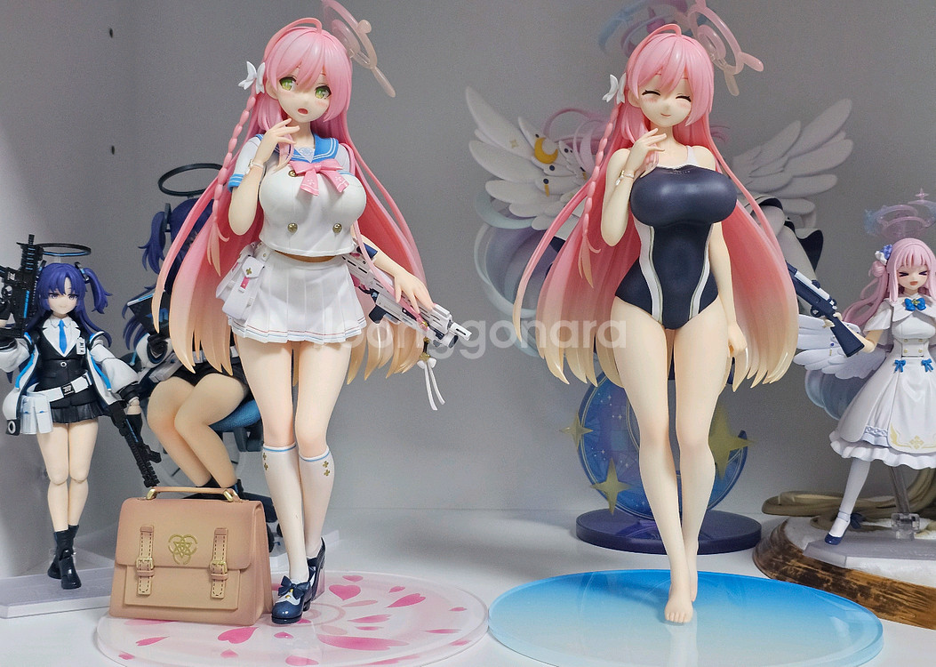 오리엔탈 블루아카이브 우라와 하나코 1/7 DX.ver 스케일 피규어--0