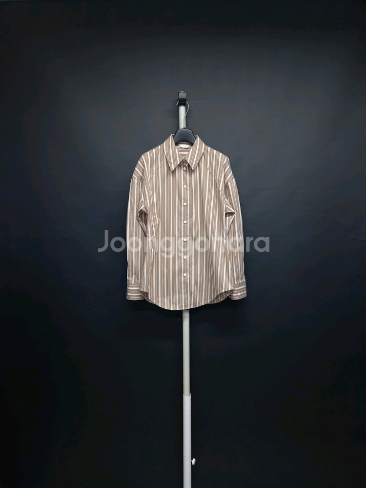 새 오르 ORR 춘추 스트라이프 남방블라우스 55--0