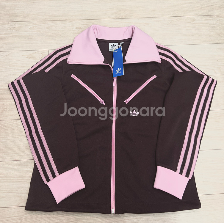 (L)(새상품)아디다스 트랙탑 오리지널스 져지 핑크--0
