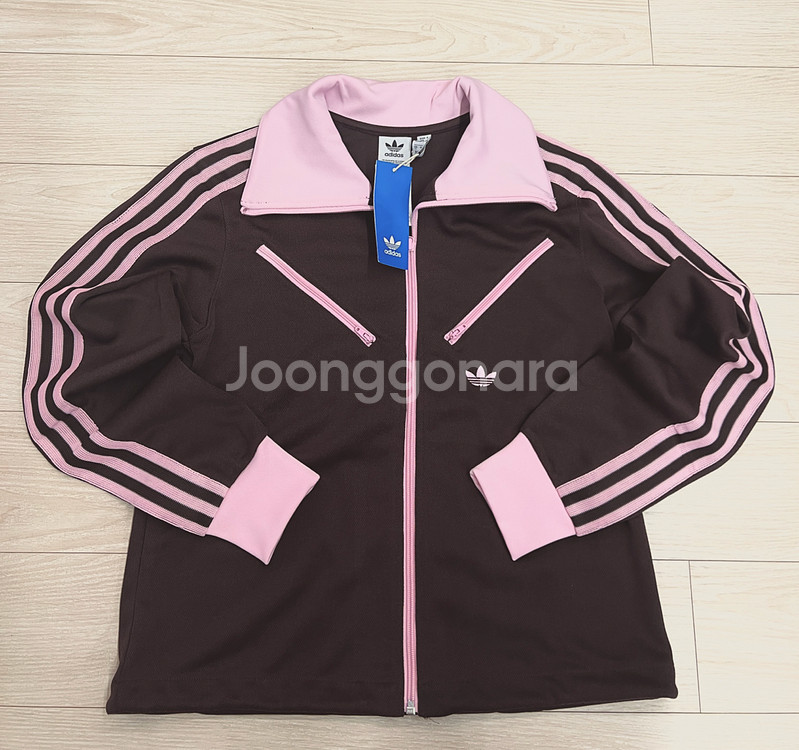 (L)(새상품)아디다스 트랙탑 오리지널스 져지 핑크--1