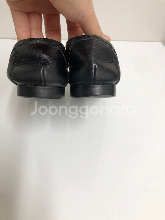 (235사이즈)페라가모 정품 은장 간치니 드라이빙 로퍼--3