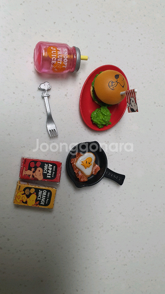 리멘트 식완 빈티지 스누피 카페 미니어쳐 피규어 단품--6