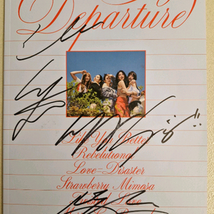 프로미스나인 from our 20s 전멤버 친필사인 앨범